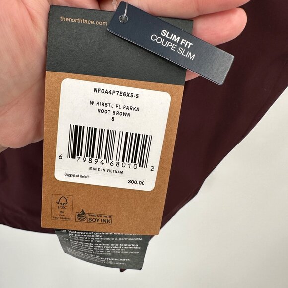 The North Face Hikesteller FUTURELIGHT Parka size S Women's Root Brown (Purple) - Picture 6 of 12